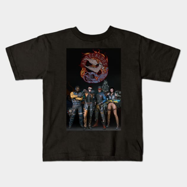 The Aldecaldos Gang Kids T-Shirt by Leonard